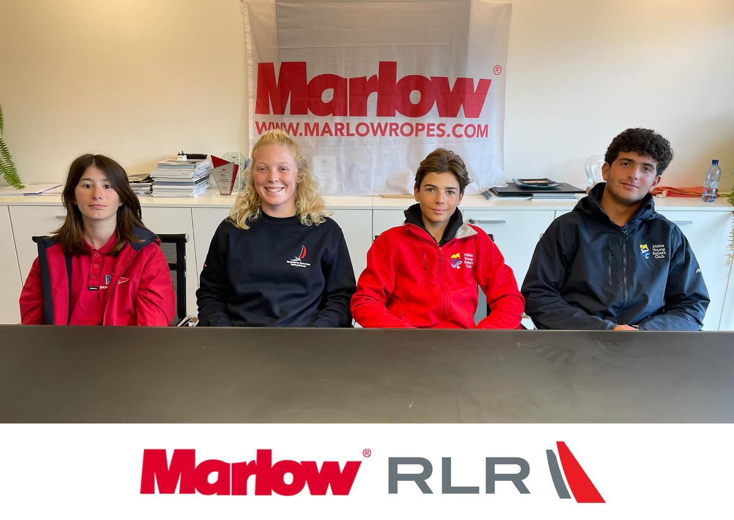 RLR Brand Ambassadors 2024, Lara Merten, Ben Vassallo, Alexsandr Nagrundia, Thomas Wilson, Malta Sailing Youth Ambassadors